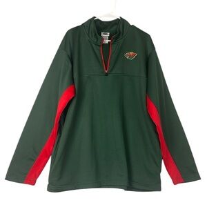 Minnesota’s Wild men’s 1/4 zip pullover